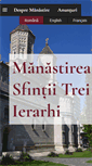 Mobile Screenshot of manastireasftreiierarhi.ro