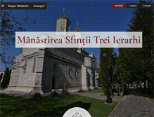 Tablet Screenshot of manastireasftreiierarhi.ro